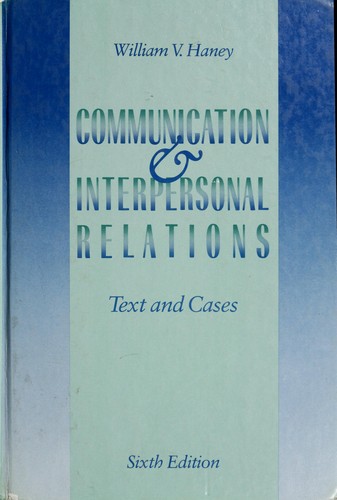Communication and Interpersonal Relations
