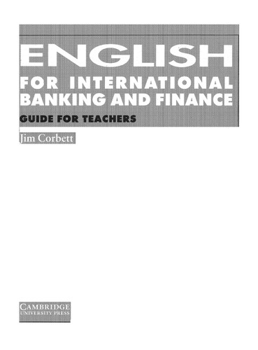 English for International Banking and Finance