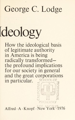 The New American Ideology