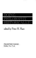 Doing Philosophy Historically