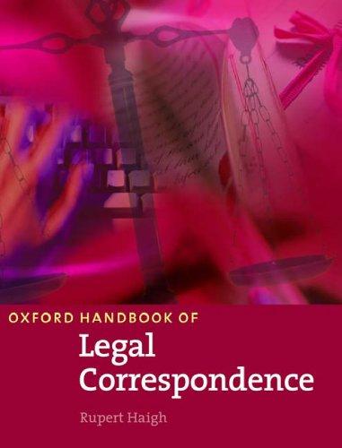 Oxford Handbook of Legal Correspondence