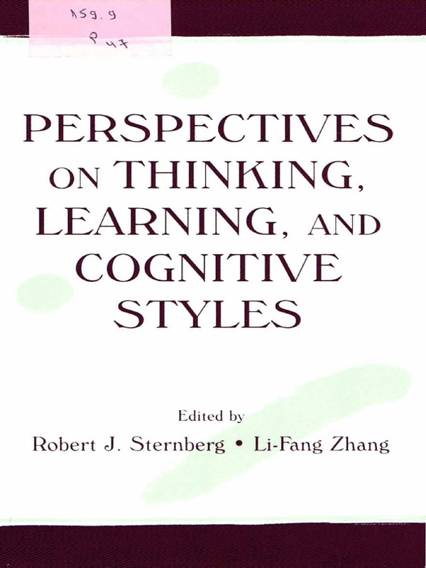 Perspectives on Thinking, Learning, and Cognitive Styles