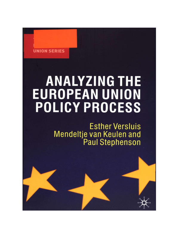 Analyzing the European Union Policy Process