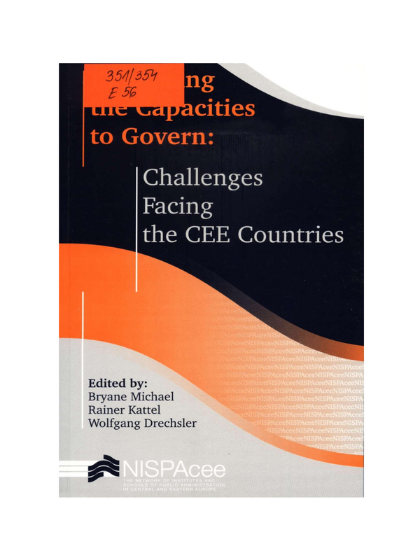 Enhancing the Capacities to Govern: Challenges Facing the Central and Eastern European Countries