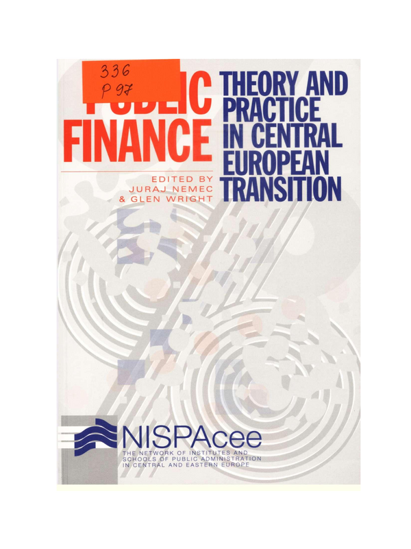 Public Finance: Theory and Practice in Central European Transition