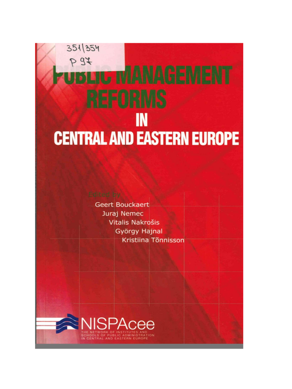 Public Management Reforms in Central and Eastern Europe