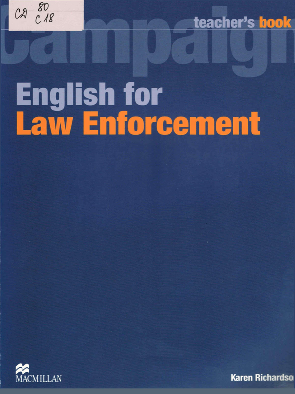 English for Law Enforcement