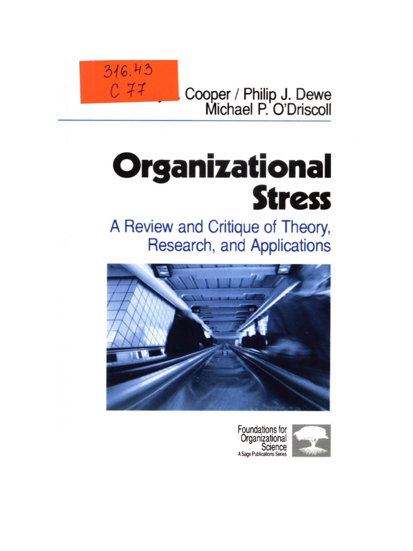 Organizational Stress