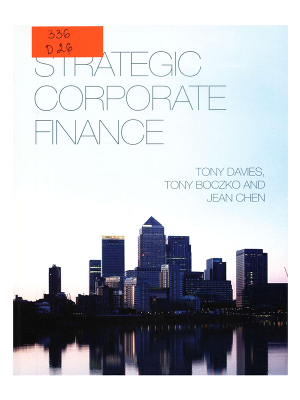 Strategic Corporate Finance