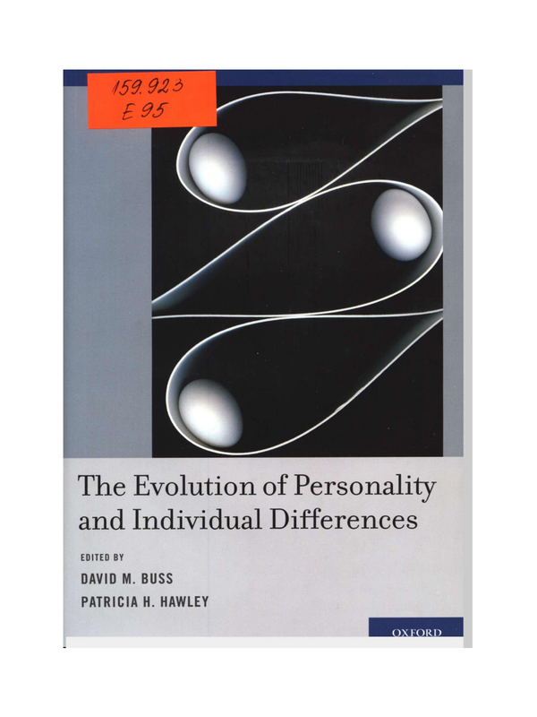 The Evolution of Personality and Individual Differences