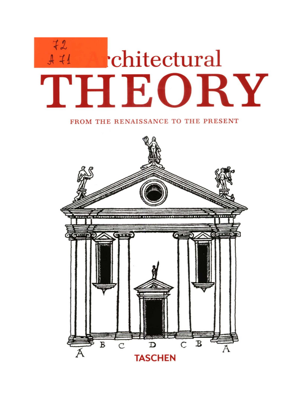 Architectural Theory