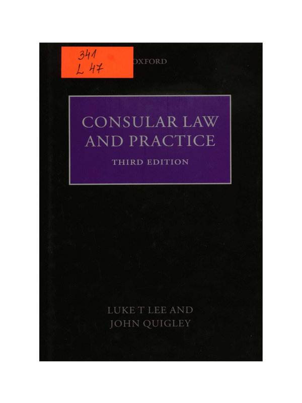 Consular Law and Practice