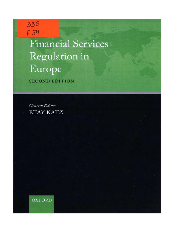 Financial Services Regulation in Europe