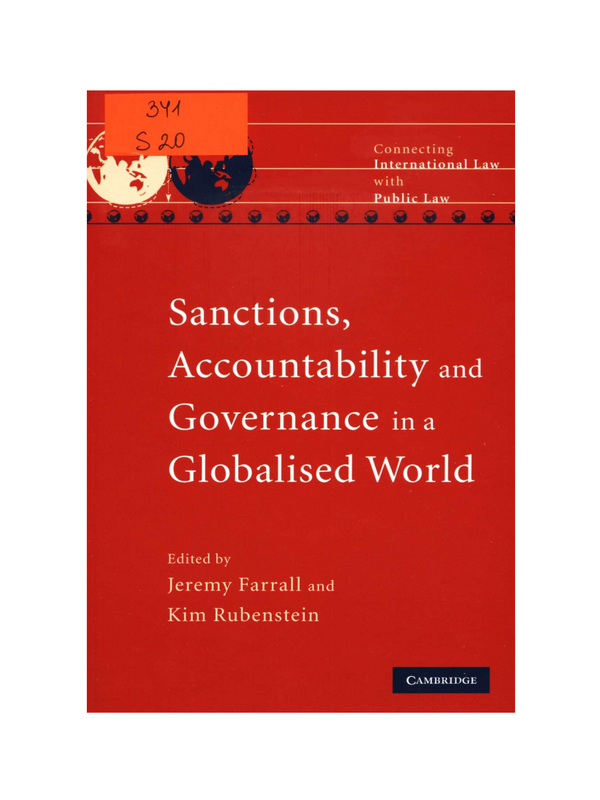 Sanctions, Accountability and Governance in a Globalised World