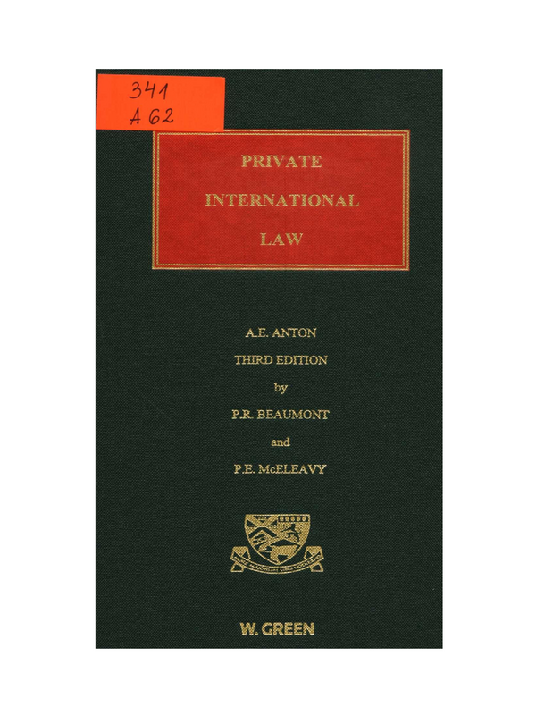 Private International Law