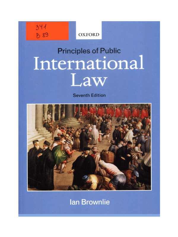 Principles of Public International Law