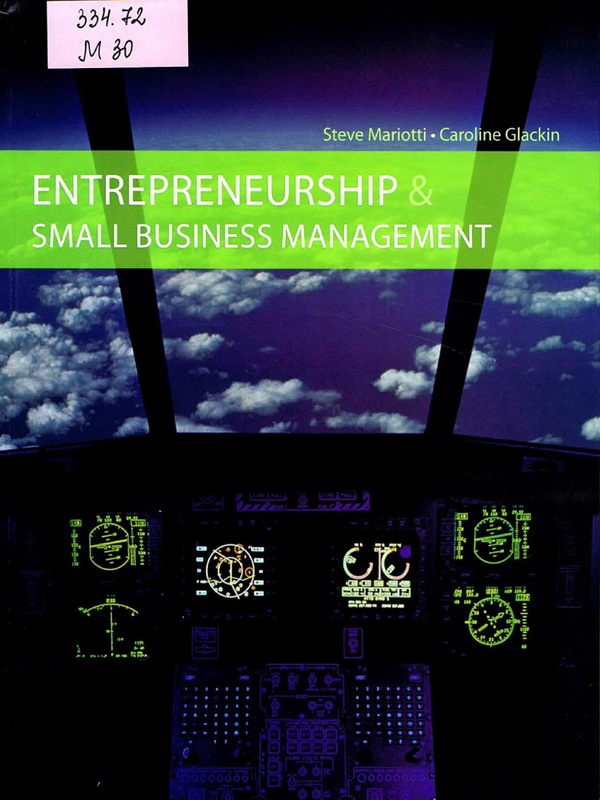 Entrepreneurship & Small Business Management