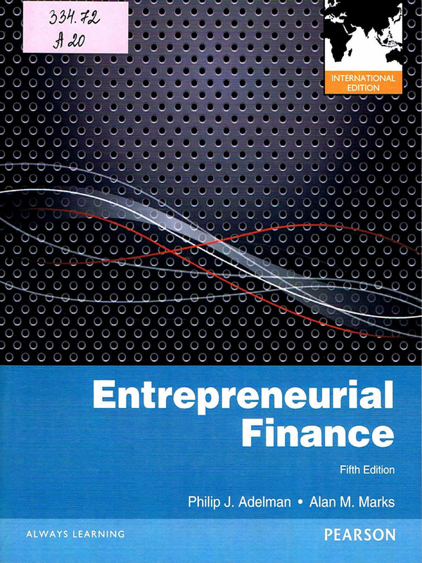 Entrepreneurial Finance