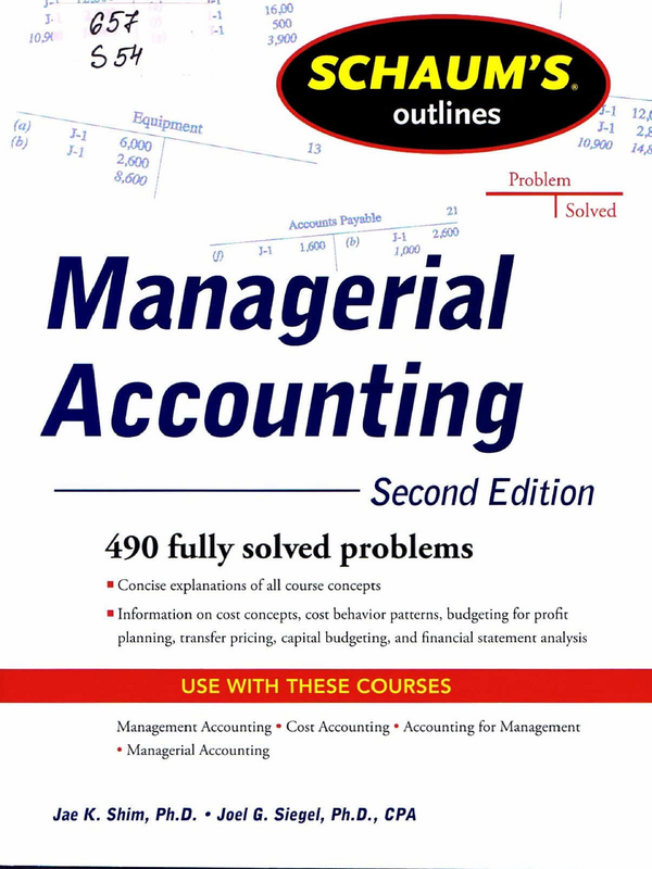 Managerial Accounting