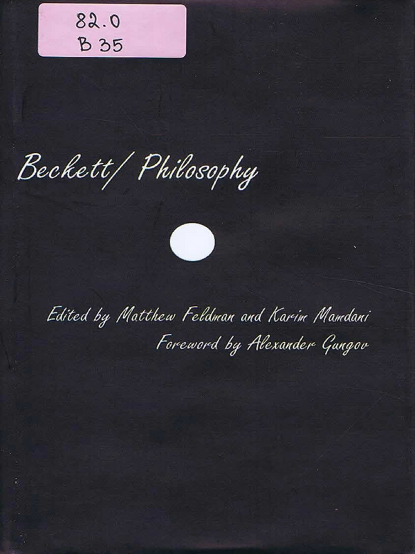 Beckett/Philosophy