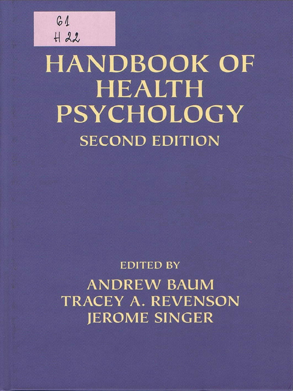 Handbook of Health Psychology