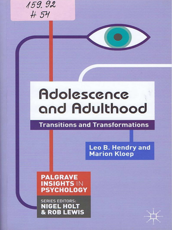 Adolescence and Adulthood