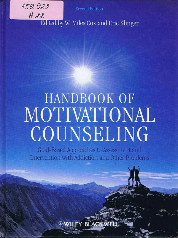 Handbook of Motivational Counseling