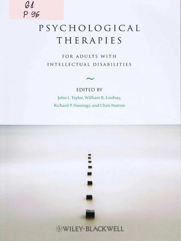 Psychological Therapies for Adults With Intellectual Disabilities