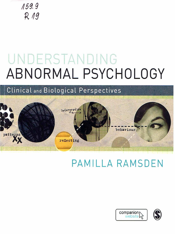 Understanding Abnormal Psychology