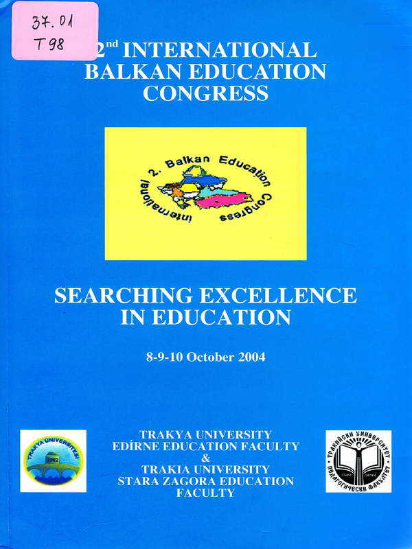 2nd International Balkan Education Congress