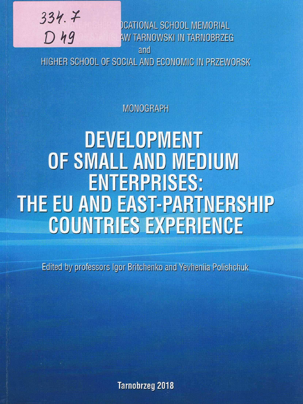 Development of small and medium enterprises: the EU and East-partnership countries experience