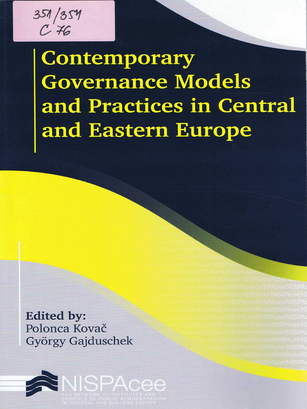 Contemporary Governance Models and Practices in Central and Eastern Europe