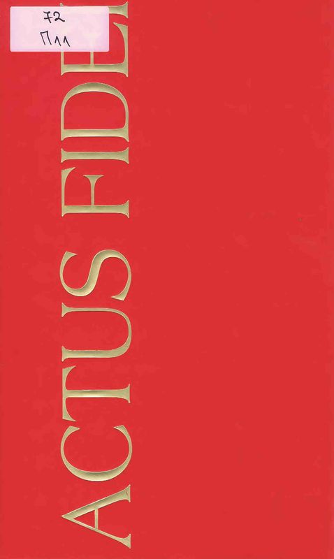 Actus fidei