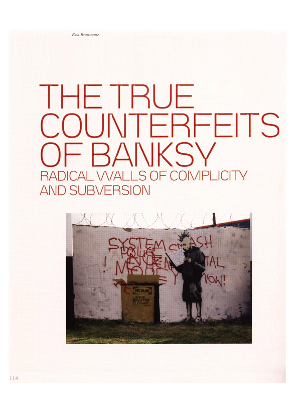 The True Counterfeits of Banksy