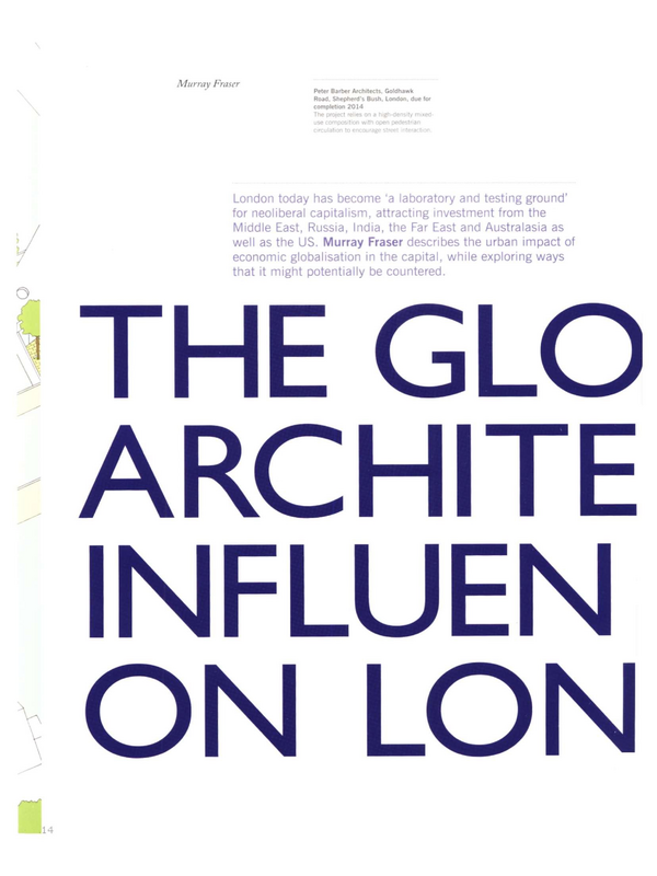 The Global Architectural Influences on London