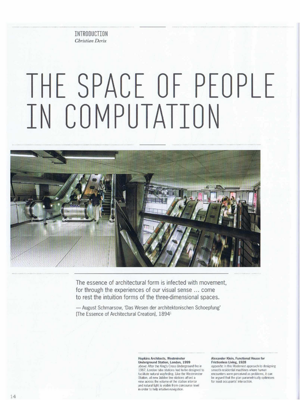 The Space of People in Computation