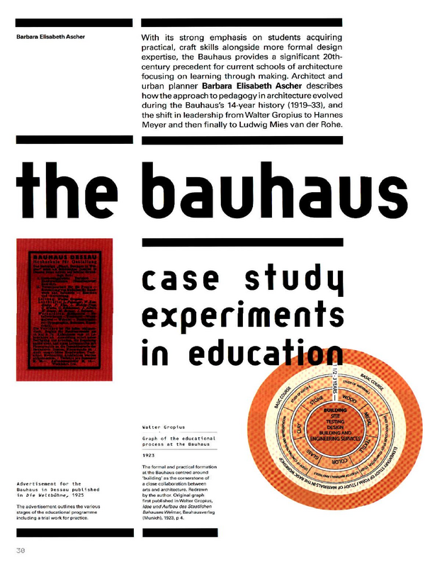 The Bauhaus