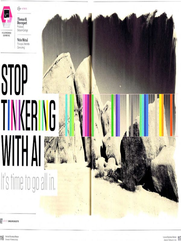 Stop Tinkering with AI
