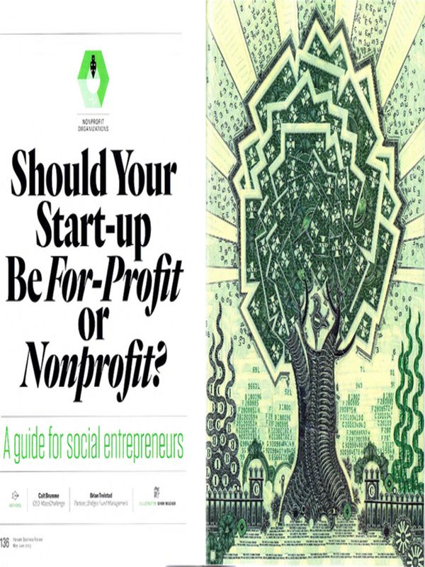 Should Your Start-up Be For-Profit or Nonprofit?