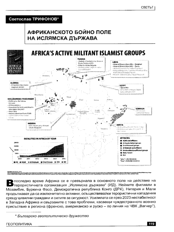 Африканското бойно поле на Ислямска държава