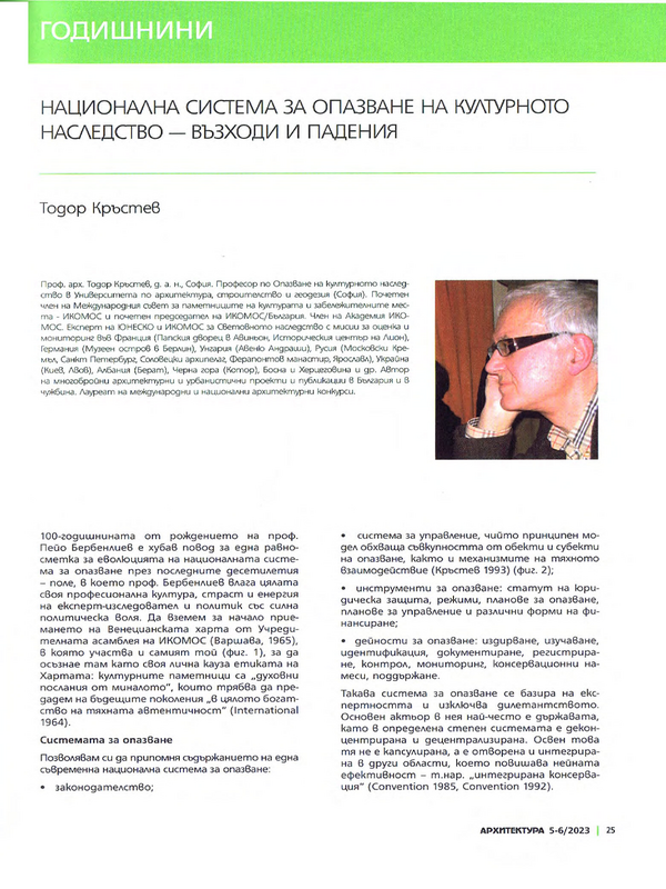 Национална система за опазване на културното наследство - възходи и падения