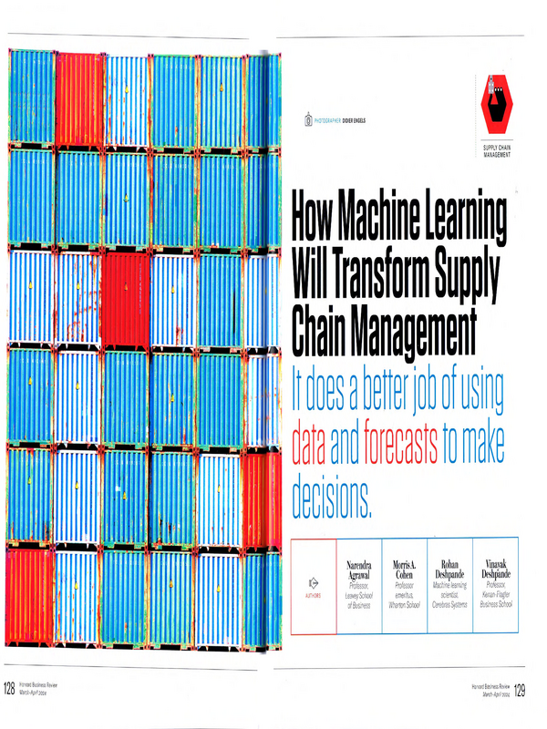 How Machine Learning Will Transform Supply Chain Management