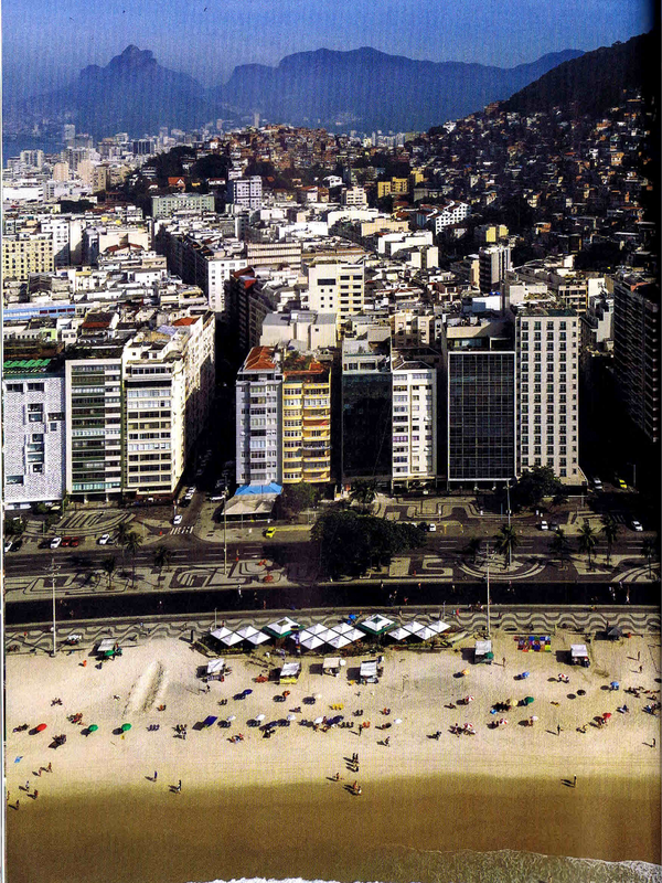 Copacabana Beach in Rio de Janeiro, Brazil