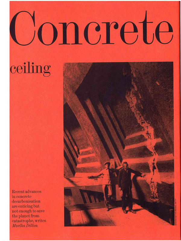 Concrete ceiling