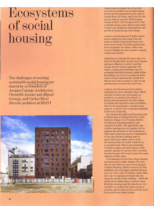 Ecosystems of social housing