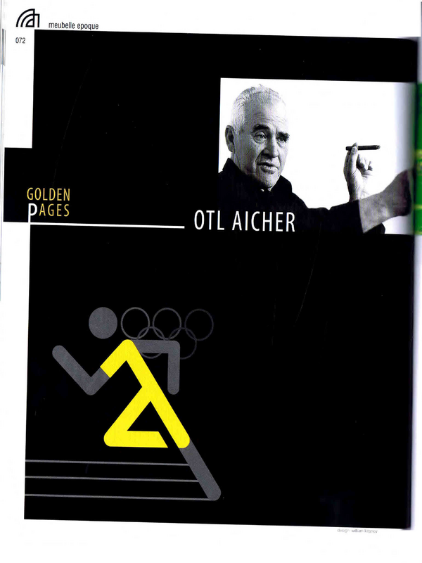 Otl Aicher: мислителят зад дизайна