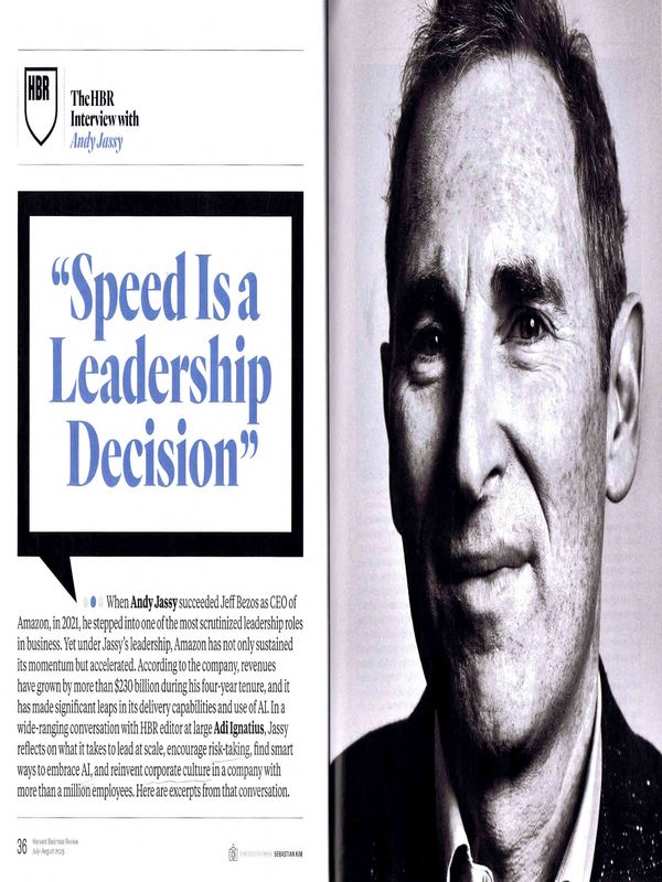 “Speed Is a Leadership Decision”