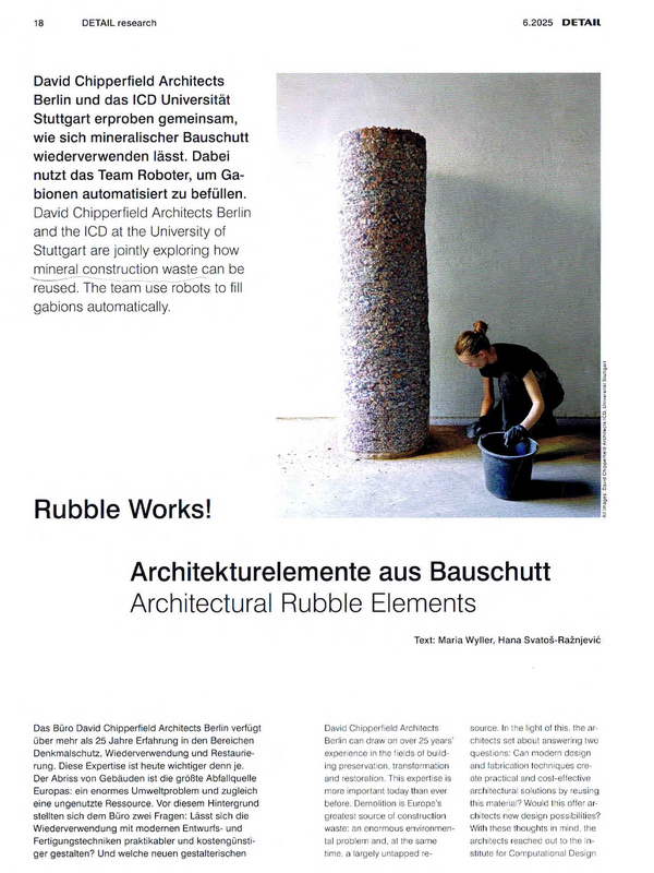 Architectural Rubble Elements