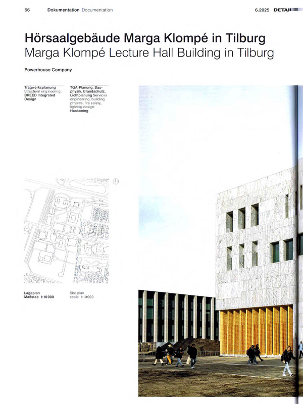 Marga Klompe Lecture Hall Building in Tilburg
