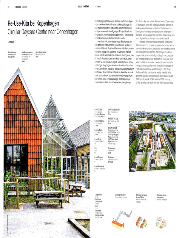 Circular Daycare Centre near Copenhagen